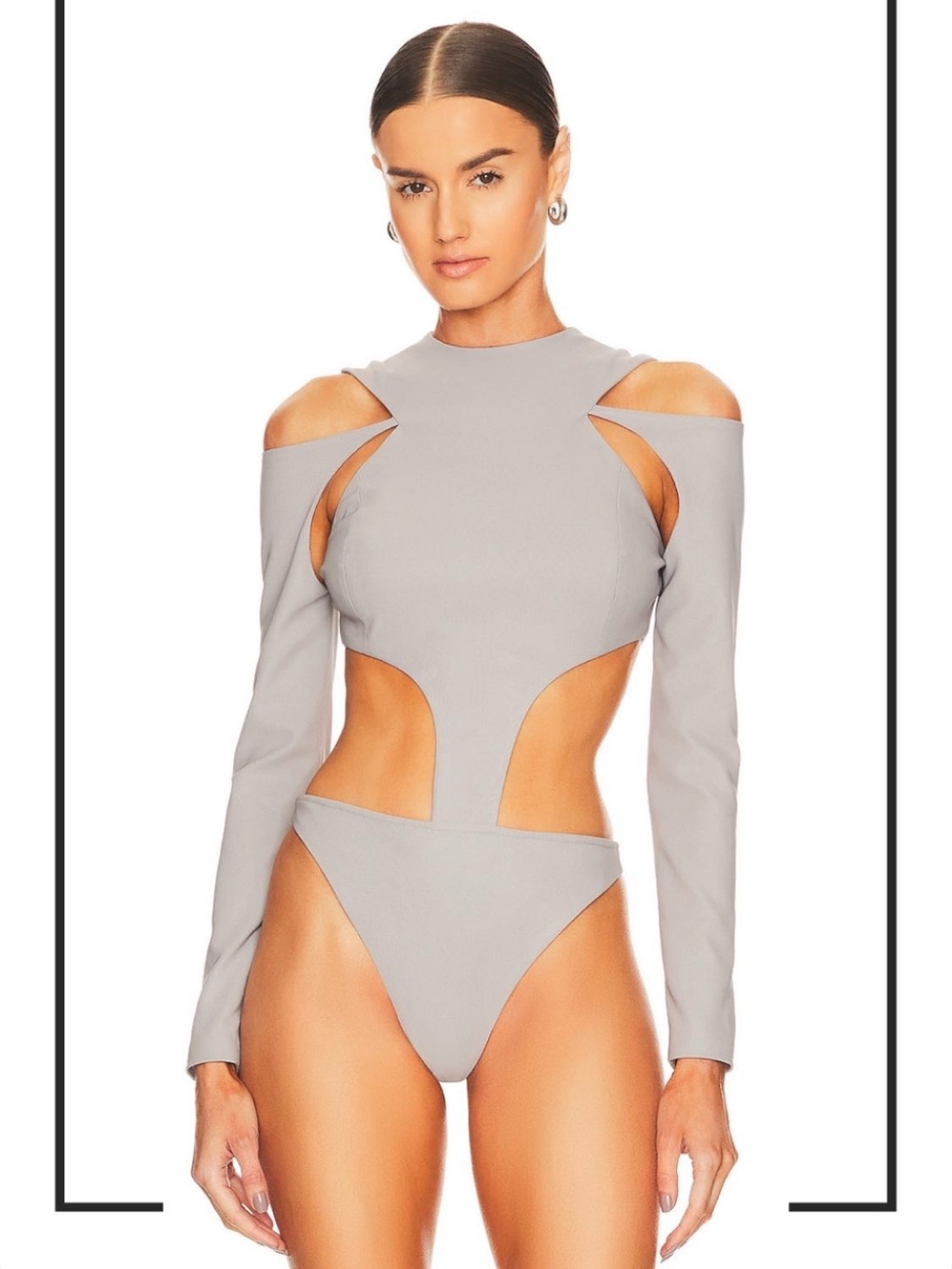 Ceren Ocak FW23 Rare Gray Bodysuit